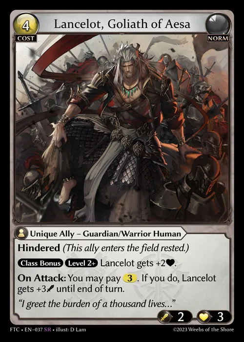 Lancelot, Goliath of Aesa — Fractured Crown — Grand Archive