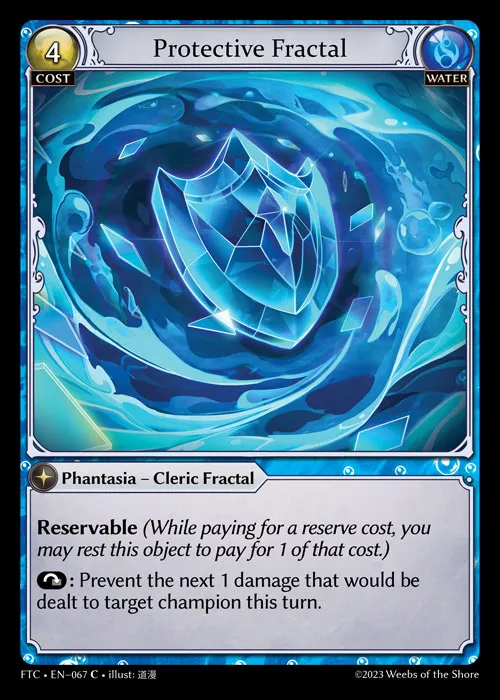 Protective Fractal — Fractured Crown — Grand Archive