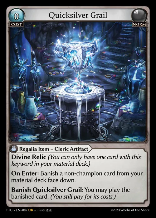 Quicksilver Grail — Fractured Crown — Grand Archive