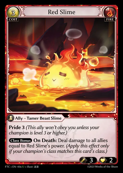 Red Slime — Fractured Crown — Grand Archive