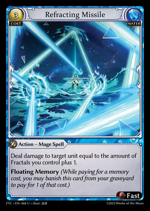 Refracting Missile — Fractured Crown — Grand Archive