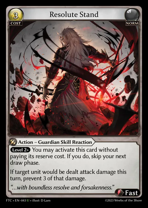 Resolute Stand — Fractured Crown — Grand Archive