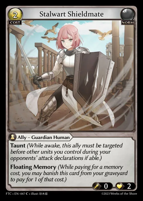 Stalwart Shieldmate — Fractured Crown — Grand Archive
