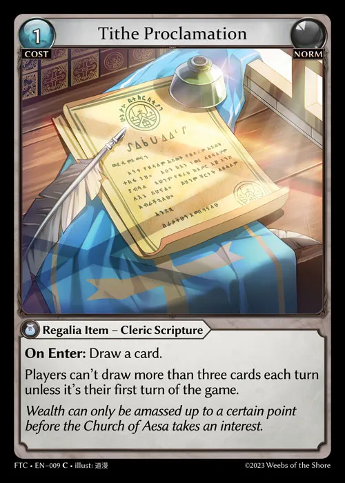 Tithe Proclamation — Fractured Crown — Grand Archive