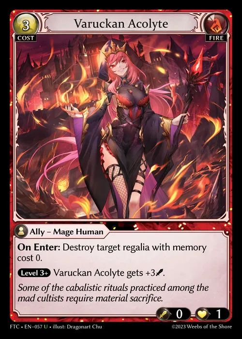 Varuckan Acolyte — Fractured Crown — Grand Archive