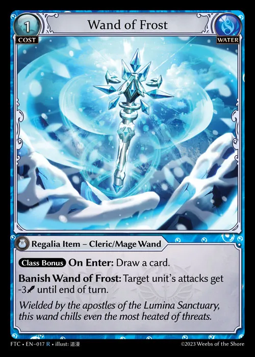Wand of Frost — Fractured Crown — Grand Archive