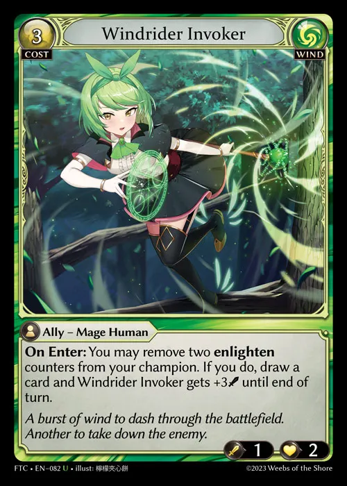 Windrider Invoker — Fractured Crown — Grand Archive