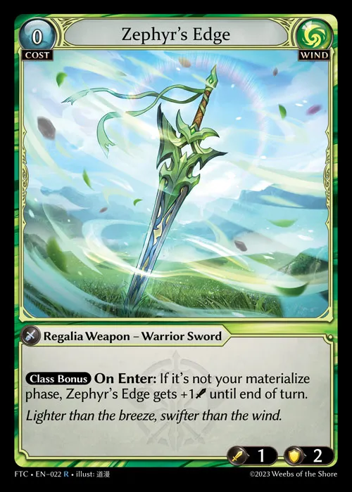 Zephyr's Edge — Fractured Crown — Grand Archive