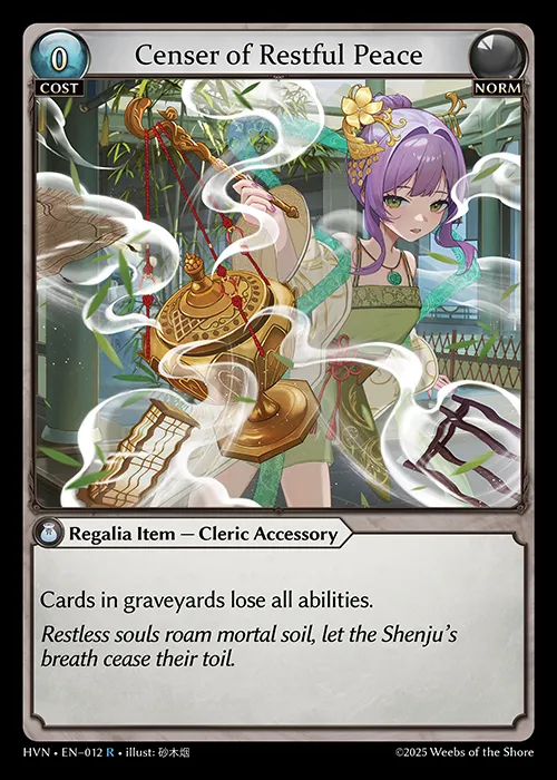 Censer of Restful Peace — Abyssal Heaven — Grand Archive