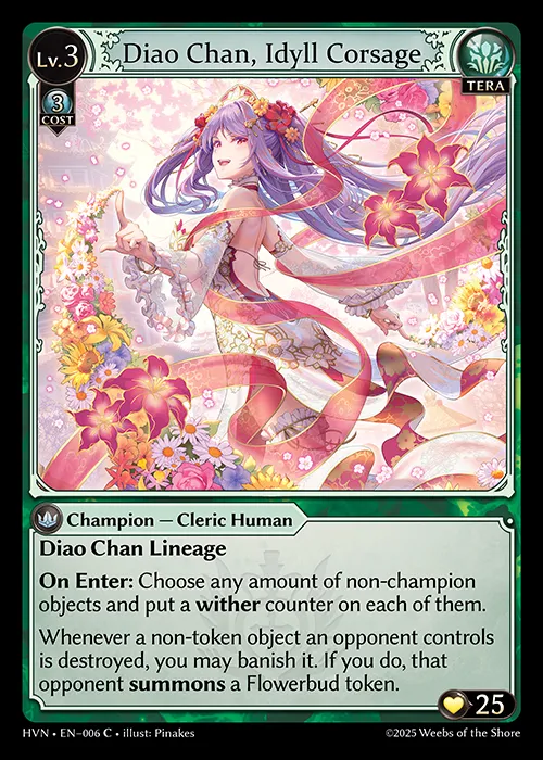 Diao Chan, Idyll Corsage — Abyssal Heaven — Grand Archive