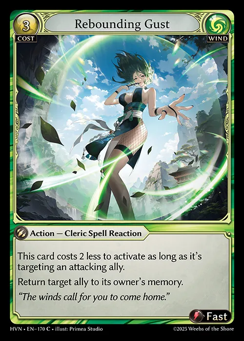 Rebounding Gust — Abyssal Heaven — Grand Archive