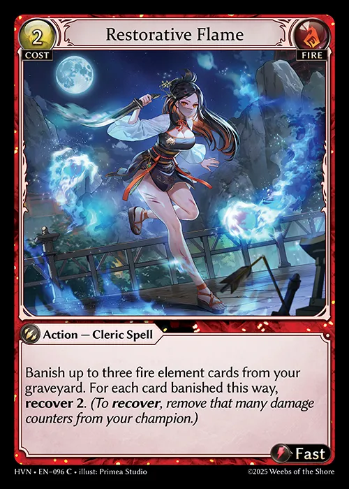 Restorative Flame — Abyssal Heaven — Grand Archive