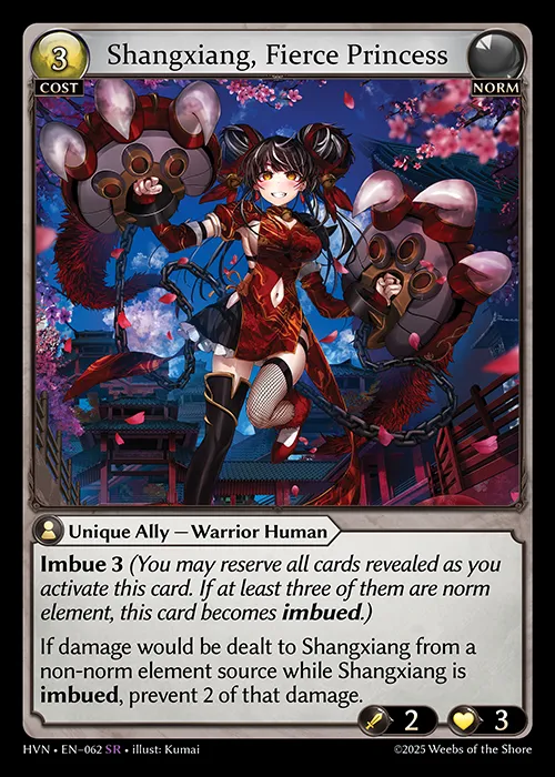 Shangxiang, Fierce Princess — Abyssal Heaven — Grand Archive