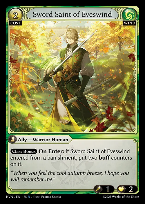 Sword Saint of Eveswind — Abyssal Heaven — Grand Archive