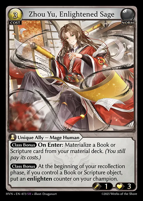 Zhou Yu, Enlightened Sage — Abyssal Heaven — Grand Archive