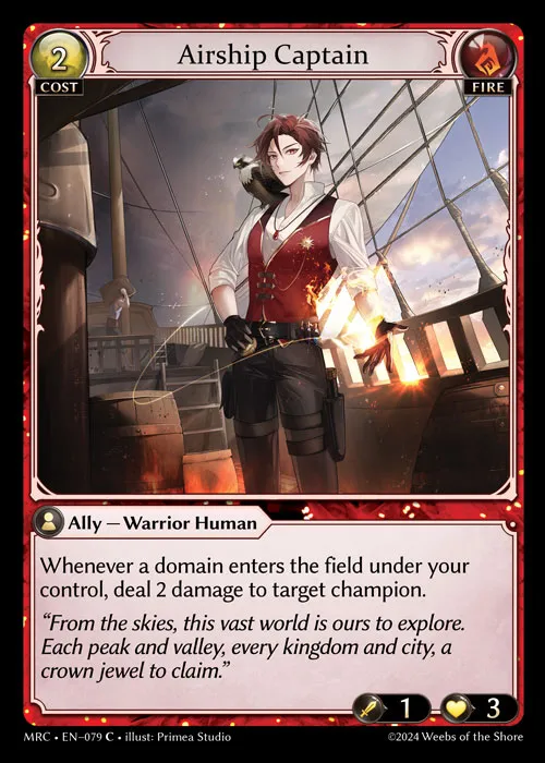 Airship Captain — Mercurial Heart — Grand Archive