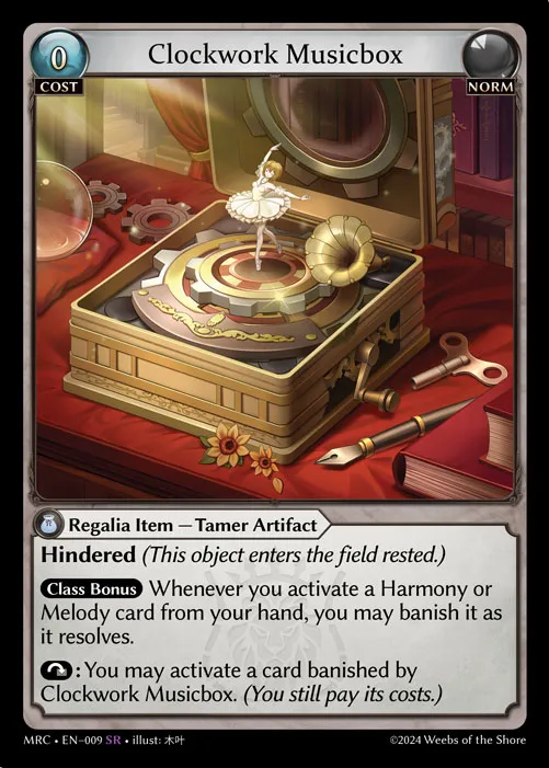Clockwork Musicbox — Mercurial Heart — Grand Archive