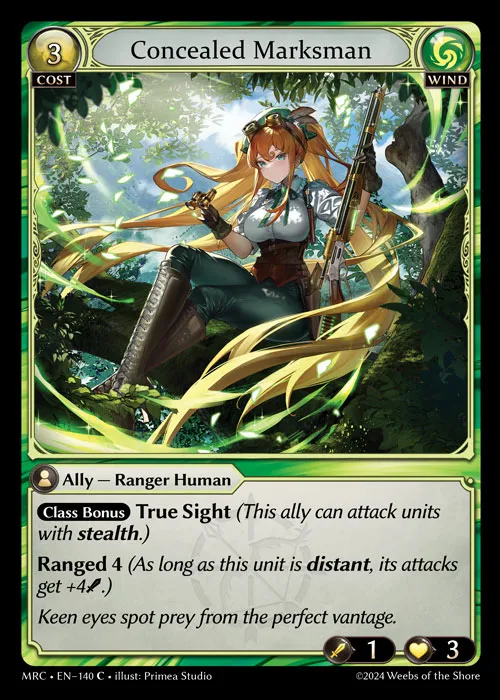Concealed Marksman — Mercurial Heart — Grand Archive