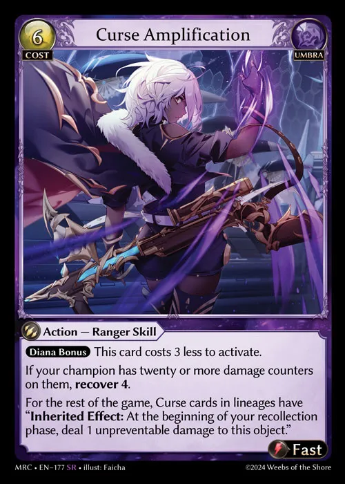 Curse Amplification — Mercurial Heart — Grand Archive