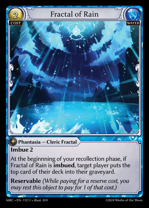 Fractal of Rain — Mercurial Heart — Grand Archive