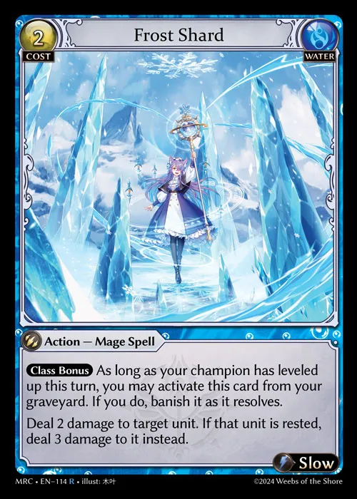 Frost Shard — Mercurial Heart — Grand Archive