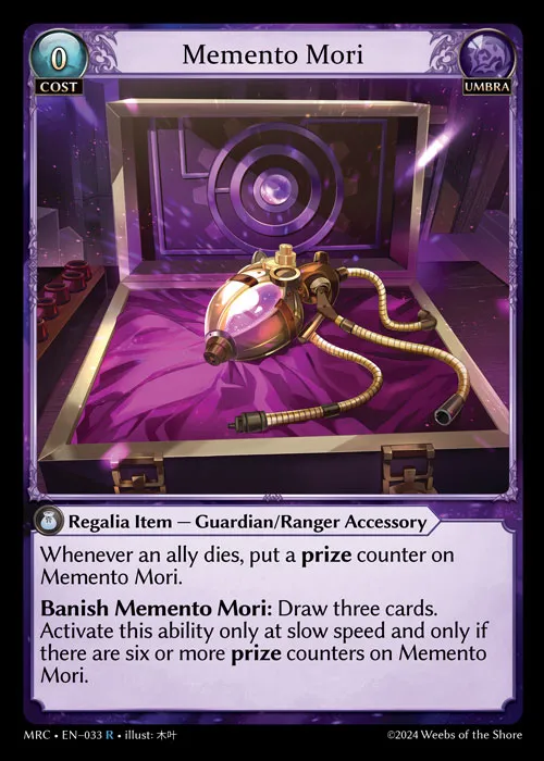 Memento Mori from Mercurial Heart - Grand Archive TCG