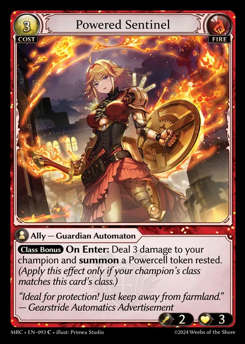Powered Sentinel — Mercurial Heart — Grand Archive