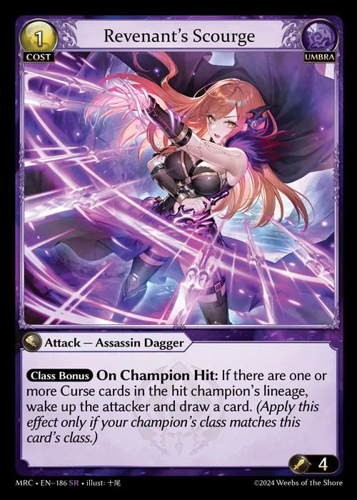 Revenant's Scourge — Mercurial Heart — Grand Archive