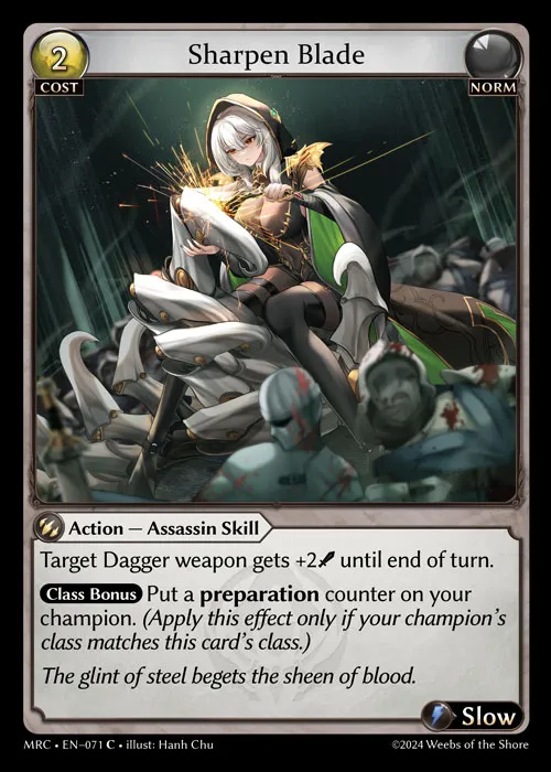 Sharpen Blade — Mercurial Heart — Grand Archive