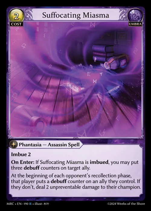 Suffocating Miasma — Mercurial Heart — Grand Archive
