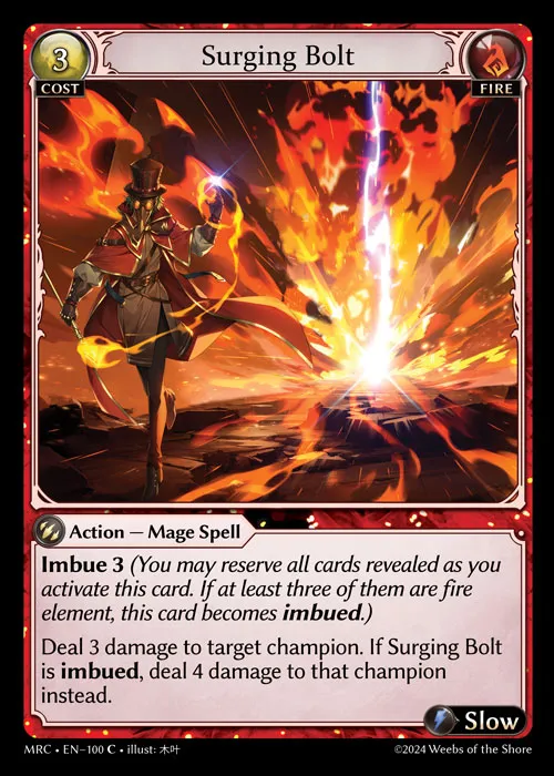 Surging Bolt — Mercurial Heart — Grand Archive
