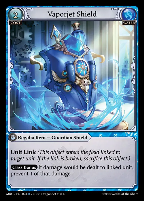 Vaporjet Shield — Mercurial Heart — Grand Archive