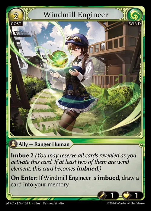 Windmill Engineer — Mercurial Heart — Grand Archive