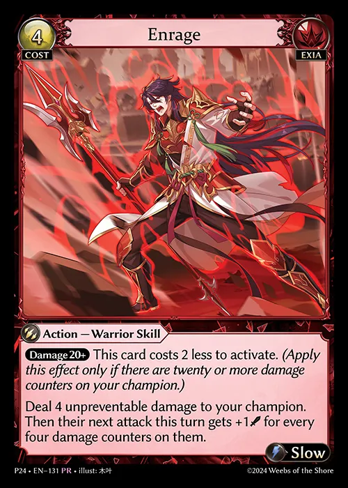 Enrage — Promotional 2024 — Grand Archive
