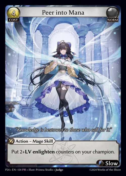Peer into Mana — Promotional 2024 — Grand Archive