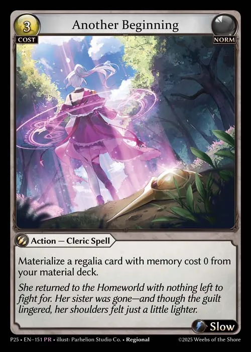 Another Beginning — Promotional 2025 — Grand Archive TCG