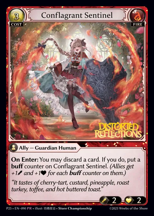 Conflagrant Sentinel — Promotional 2025 — Grand Archive TCG