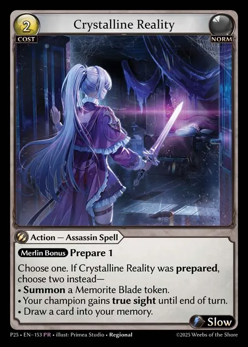 Crystalline Reality — Promotional 2025 — Grand Archive TCG