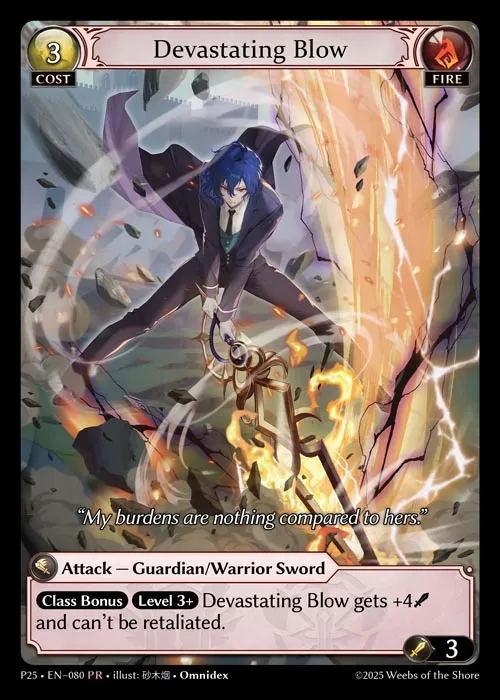 Devastating Blow — Promotional 2025 — Grand Archive