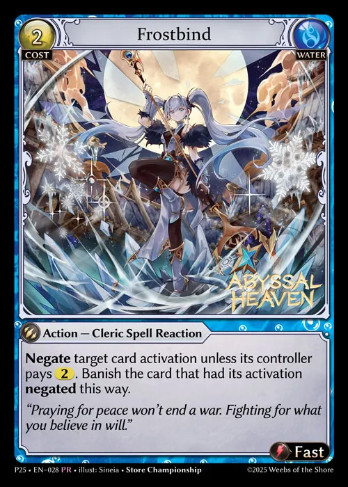 Frostbind — Promotional 2025 — Grand Archive TCG