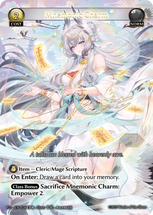 Mnemonic Charm — Promotional 2025 — Grand Archive TCG