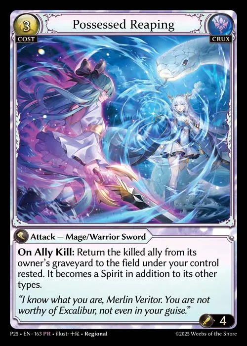 Possessed Reaping from Promotional 2025 - Grand Archive TCG