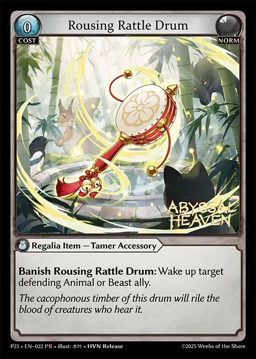 Rousing Rattle Drum — Promotional 2025 — Grand Archive TCG