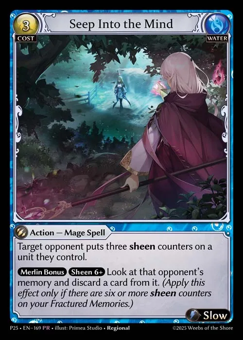Seep Into the Mind — Promotional 2025 — Grand Archive TCG