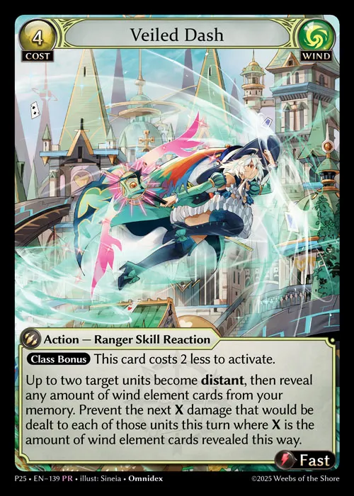 Veiled Dash — Promotional 2025 — Grand Archive TCG