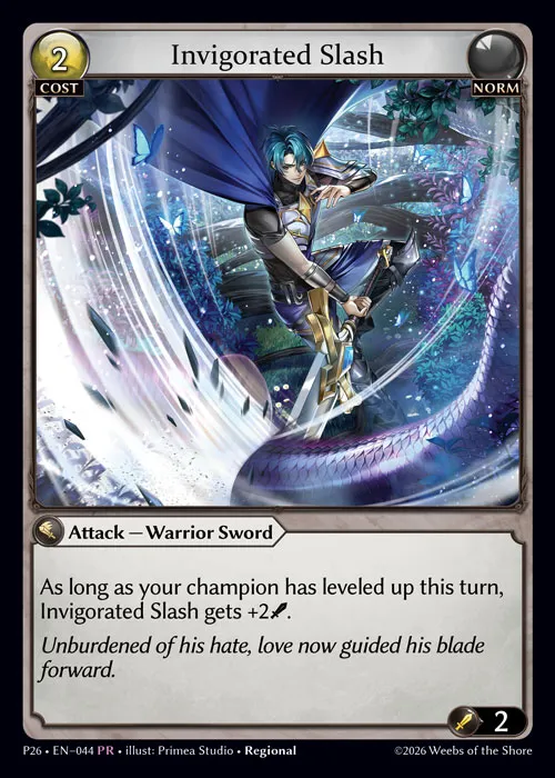 Invigorated Slash — Promotional 2026 — Grand Archive
