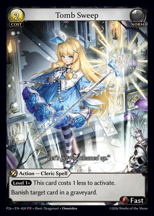 Tomb Sweep — Promotional 2026 — Grand Archive TCG