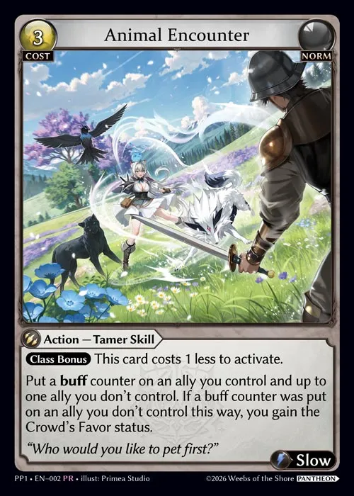 Animal Encounter — Pantheon Pack 1 — Grand Archive TCG