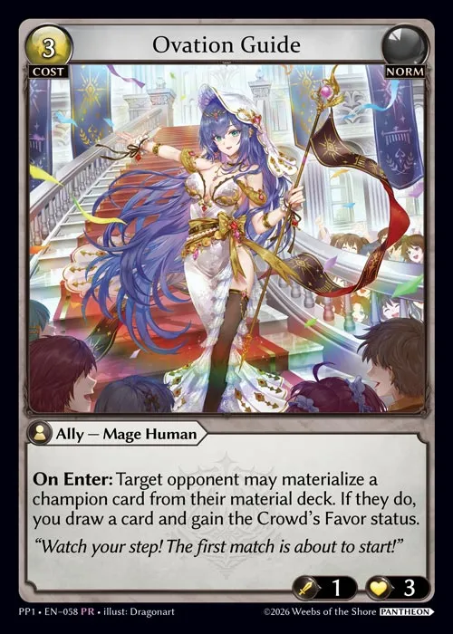Ovation Guide — Pantheon Pack 1 — Grand Archive TCG