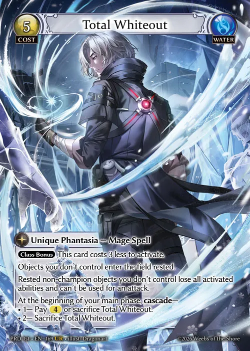 Total Whiteout — .asphodel/paradise First Edition — Grand Archive